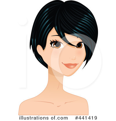 Royalty-Free (RF) Hair Clipart Illustration by Melisende Vector - Stock Sample #441419