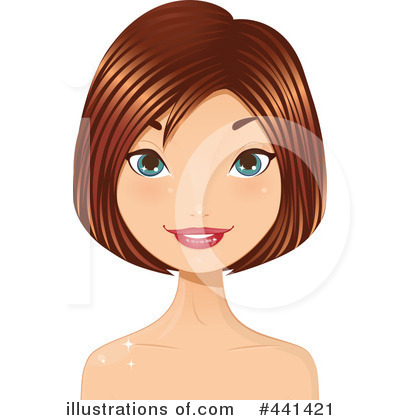 Hair Style Clipart #441421 by Melisende Vector