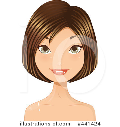 Royalty-Free (RF) Hair Clipart Illustration by Melisende Vector - Stock Sample #441424