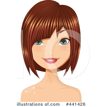 Royalty-Free (RF) Hair Clipart Illustration by Melisende Vector - Stock Sample #441426