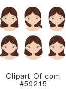 Hair Clipart #59215 by Melisende Vector