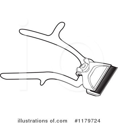 Hair Cutting Clipart #1179724 by Lal Perera