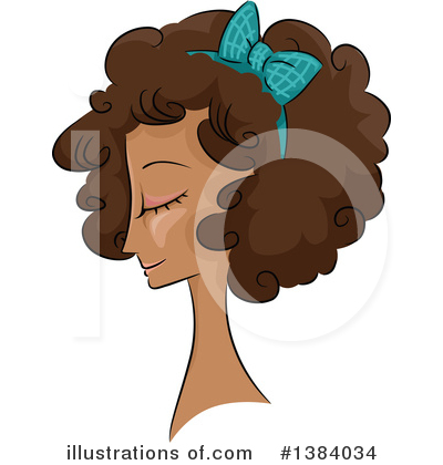 Royalty-Free (RF) Hairstyle Clipart Illustration by BNP Design Studio - Stock Sample #1384034
