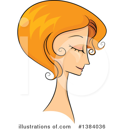 Royalty-Free (RF) Hairstyle Clipart Illustration by BNP Design Studio - Stock Sample #1384036