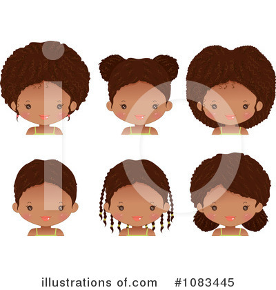 Afro Clipart #1083445 by Melisende Vector