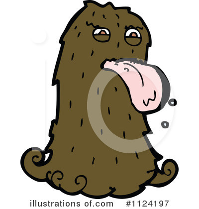 Royalty-Free (RF) Hairy Clipart Illustration by lineartestpilot - Stock Sample #1124197