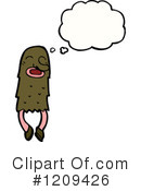 Hairy Creature Clipart #1209426 by lineartestpilot