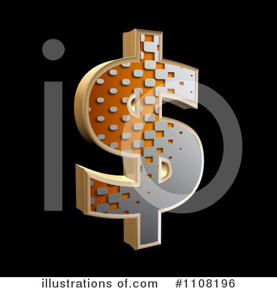 Dollar Symbol Clipart #1108196 by chrisroll