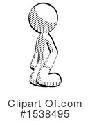 Halftone Design Mascot Clipart #1538495 by Leo Blanchette
