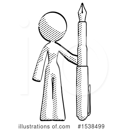 Royalty-Free (RF) Halftone Design Mascot Clipart Illustration by Leo Blanchette - Stock Sample #1538499