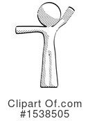 Halftone Design Mascot Clipart #1538505 by Leo Blanchette