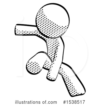 Royalty-Free (RF) Halftone Design Mascot Clipart Illustration by Leo Blanchette - Stock Sample #1538517