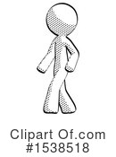 Halftone Design Mascot Clipart #1538518 by Leo Blanchette