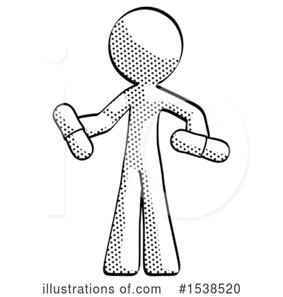 Royalty-Free (RF) Halftone Design Mascot Clipart Illustration by Leo Blanchette - Stock Sample #1538520