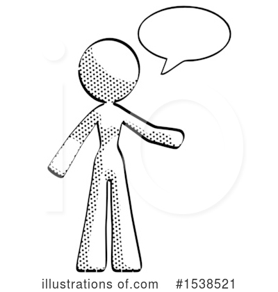 Royalty-Free (RF) Halftone Design Mascot Clipart Illustration by Leo Blanchette - Stock Sample #1538521