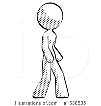 Royalty-Free (RF) Halftone Design Mascot Clipart Illustration by Leo Blanchette - Stock Sample #1538535