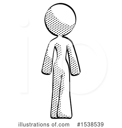 Royalty-Free (RF) Halftone Design Mascot Clipart Illustration by Leo Blanchette - Stock Sample #1538539