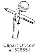 Halftone Design Mascot Clipart #1538551 by Leo Blanchette