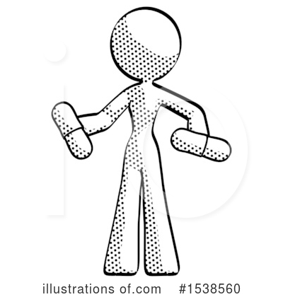 Royalty-Free (RF) Halftone Design Mascot Clipart Illustration by Leo Blanchette - Stock Sample #1538560