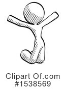 Halftone Design Mascot Clipart #1538569 by Leo Blanchette