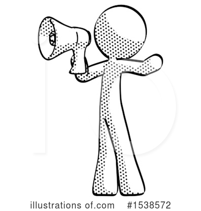 Royalty-Free (RF) Halftone Design Mascot Clipart Illustration by Leo Blanchette - Stock Sample #1538572