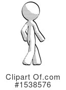 Halftone Design Mascot Clipart #1538576 by Leo Blanchette