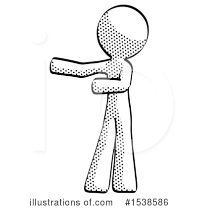 Royalty-Free (RF) Halftone Design Mascot Clipart Illustration by Leo Blanchette - Stock Sample #1538586