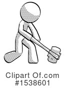 Halftone Design Mascot Clipart #1538601 by Leo Blanchette