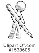 Halftone Design Mascot Clipart #1538605 by Leo Blanchette