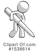 Halftone Design Mascot Clipart #1538614 by Leo Blanchette
