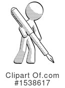 Halftone Design Mascot Clipart #1538617 by Leo Blanchette