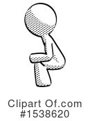 Halftone Design Mascot Clipart #1538620 by Leo Blanchette