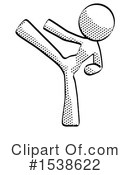 Halftone Design Mascot Clipart #1538622 by Leo Blanchette
