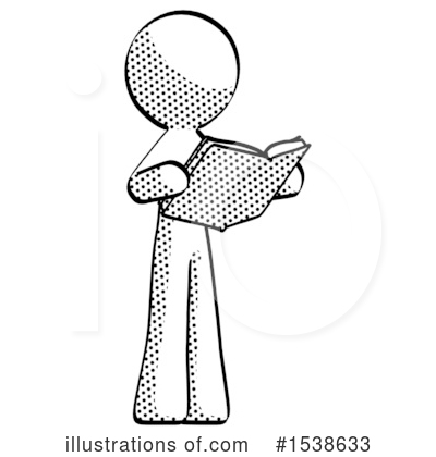 Royalty-Free (RF) Halftone Design Mascot Clipart Illustration by Leo Blanchette - Stock Sample #1538633