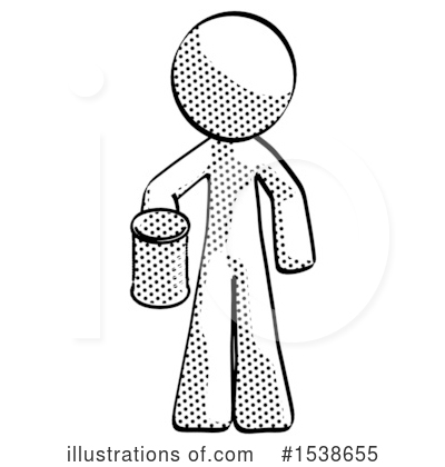 Royalty-Free (RF) Halftone Design Mascot Clipart Illustration by Leo Blanchette - Stock Sample #1538655