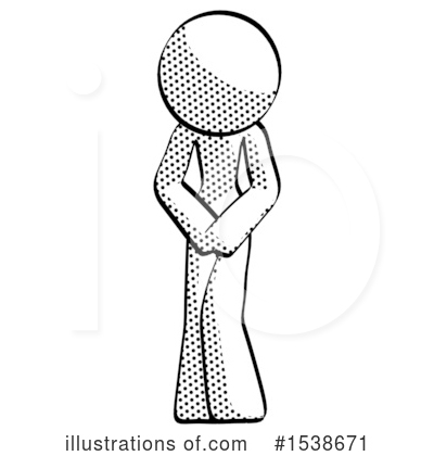 Royalty-Free (RF) Halftone Design Mascot Clipart Illustration by Leo Blanchette - Stock Sample #1538671