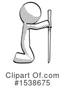 Halftone Design Mascot Clipart #1538675 by Leo Blanchette