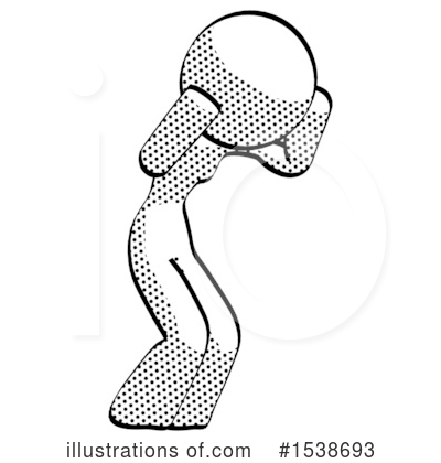 Royalty-Free (RF) Halftone Design Mascot Clipart Illustration by Leo Blanchette - Stock Sample #1538693