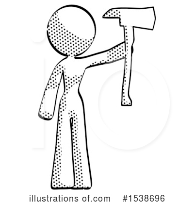 Royalty-Free (RF) Halftone Design Mascot Clipart Illustration by Leo Blanchette - Stock Sample #1538696
