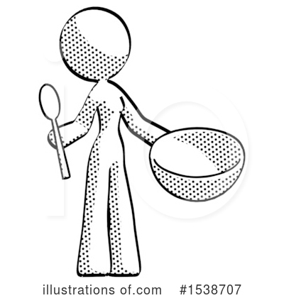 Royalty-Free (RF) Halftone Design Mascot Clipart Illustration by Leo Blanchette - Stock Sample #1538707