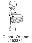 Halftone Design Mascot Clipart #1538711 by Leo Blanchette
