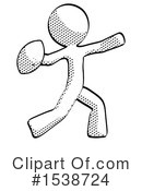 Halftone Design Mascot Clipart #1538724 by Leo Blanchette