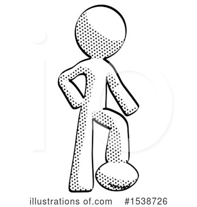 Royalty-Free (RF) Halftone Design Mascot Clipart Illustration by Leo Blanchette - Stock Sample #1538726
