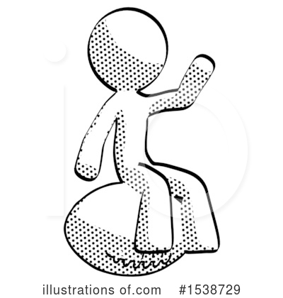 Royalty-Free (RF) Halftone Design Mascot Clipart Illustration by Leo Blanchette - Stock Sample #1538729