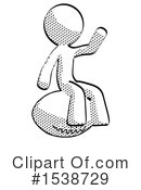 Halftone Design Mascot Clipart #1538729 by Leo Blanchette