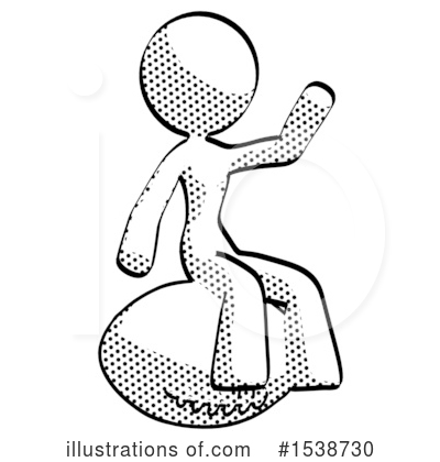 Royalty-Free (RF) Halftone Design Mascot Clipart Illustration by Leo Blanchette - Stock Sample #1538730