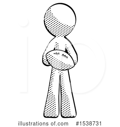 Royalty-Free (RF) Halftone Design Mascot Clipart Illustration by Leo Blanchette - Stock Sample #1538731