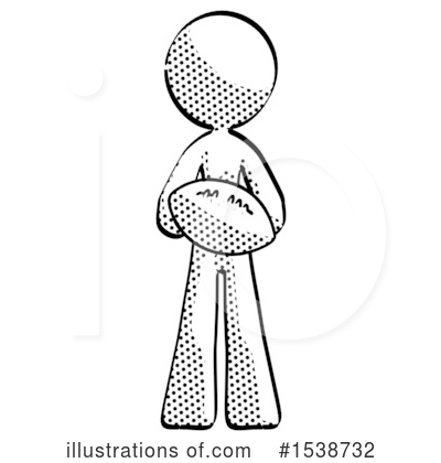 Royalty-Free (RF) Halftone Design Mascot Clipart Illustration by Leo Blanchette - Stock Sample #1538732