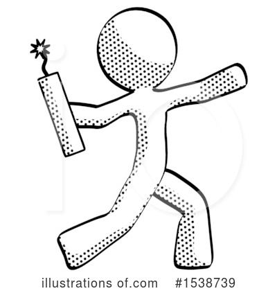 Royalty-Free (RF) Halftone Design Mascot Clipart Illustration by Leo Blanchette - Stock Sample #1538739