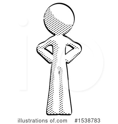 Royalty-Free (RF) Halftone Design Mascot Clipart Illustration by Leo Blanchette - Stock Sample #1538783